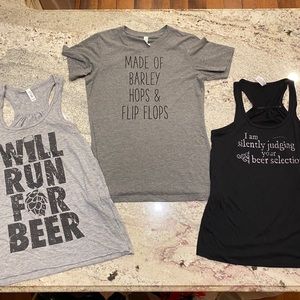 Bundle of 3 craft beer shirts